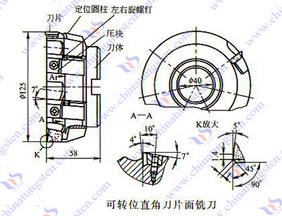 硬质合金铣刀